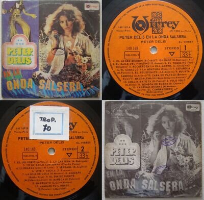 PETER DELIS EN LA ONDA SALSERA 1978 UNIQ CVR CHILEAN PRS LATIN JAZZ SALSA CUMBIA