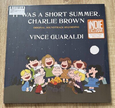 Vince Guaraldi ‎– It Was A Short Summer, Charlie Brown Ltd Blue Vinyl (2024)