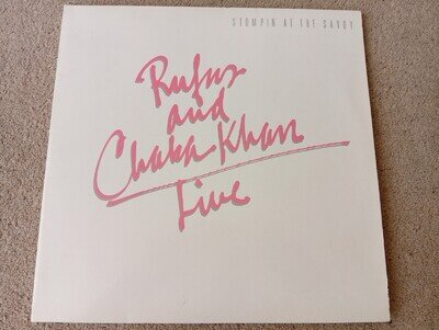 Rufus and Chaka Khan Live - Stompin' at the Savoy Double Vinyl LP Gatefold