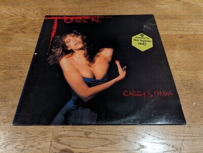 Carly Simon - "Torch". 1981 vinyl album on Warner Bros label With Inner EX
