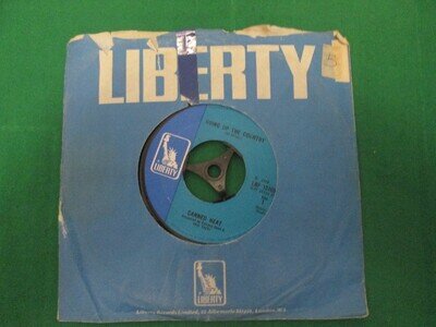 CANNED HEAT - GOING UP THE COUNTRY - 1968 LIBERTY 15169 - 7" VINYL SINGLE