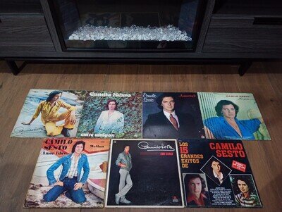 LOT 7 LP'S VINYL CAMILO SESTO.- GOOD CONDITION