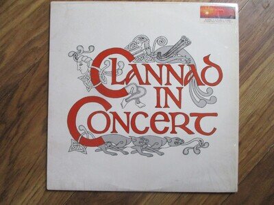 Clannad In Concert vinyl LP on Shanachie 1982 US pressing with insert