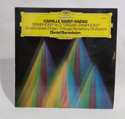 Camille Saint-Saëns - Symphony No. 3 "Organ Symphony" - Music Vinyl Record
