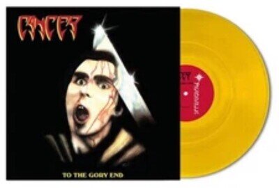 Cancer - To The Gory End - Yellow Vinyl Record
