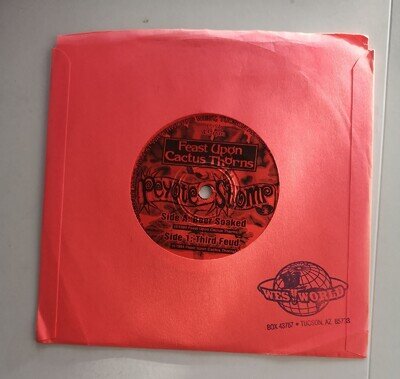 Feast Upon Cactus Thorns - Beer Soaked - USA Ltd NM p/c 7" - Rare Punk Hardcore