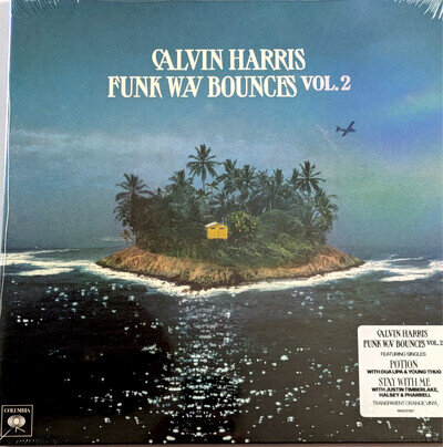 Calvin Harris Funk Wav Bounces Vol 2 Lp New Sealed Orange Vinyl