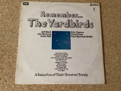 THE YARDBIRDS - REMEMBER... - 12" VINYL LP ALBUM RECORD