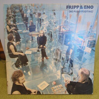 Robert Fripp Brian Eno (No Pussyfooting) 1973 UK 1st Press Vinyl HELP 16