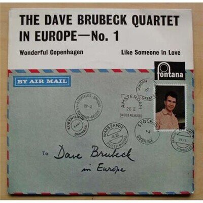 DAVE BRUBECK QUARTET IN EUROPE - NO.1 EP 1958 UK