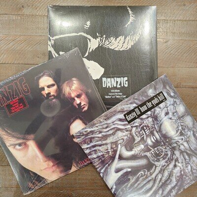 DANZIG I, II Lucifuge, III How the Gods Kill OFFICIAL 2025 Vinyl LPs NEW *SPLIT!