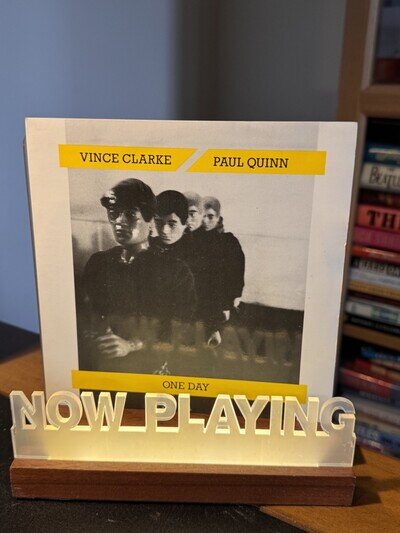 Vince Clarke & Paul Quinn One Day 7inch Single (Mute Records 1985)