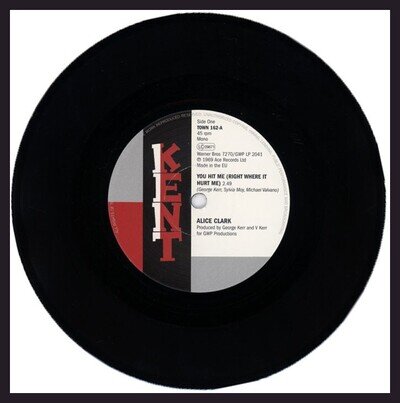 ALICE CLARK / THE DEVONNES "YOU HIT ME c/w I COULDN'T BUILD A WORLD" N. SOUL