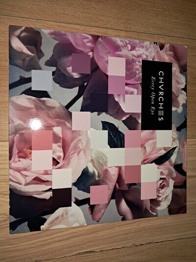 CHVRCHES EVERY OPEN EYE 2015 GATEFOLD WHITE VINYL LP