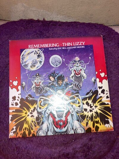 THIN LIZZY - REMEMBERING - ROCK 2LP COMPILATION GERMANY 1976 NEW DAY E.P