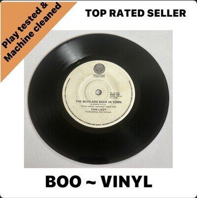 Thin Lizzy - The Boys Are Back In Town - Australian Issue 7" Vinyl 1976 Vertigo