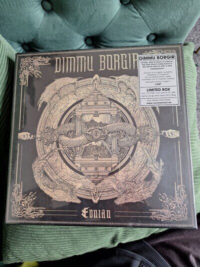 Dimmu Borgir Eonian Limited Edition 2LP Silver Vinyl+Digipak+Bonus CD+Poster