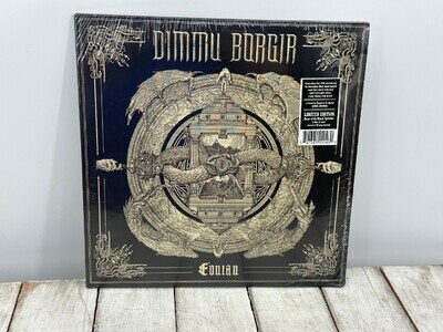 Dimmu Borgir Eonian 2 LP Limited Edition Bone w/ Black Splatter Vinyl Album NEW