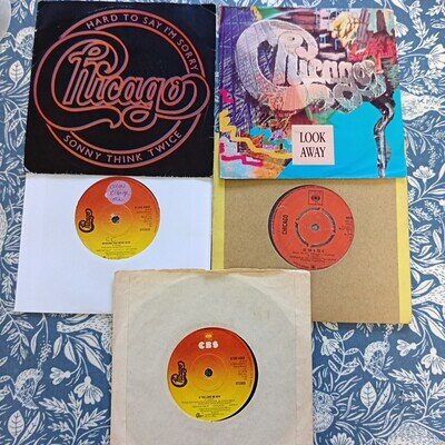 Nice Bundle Of 5 - Chicago - Vinyl Singles 45rpm