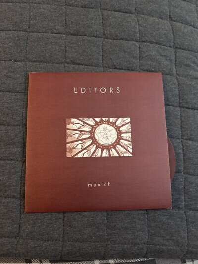 Editors Munich - 2nd 7" vinyl single record UK SKX83