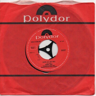ROBIN GIBB saved by the bell*mother and jack 1969 UK POLYDOR 7" 45 BEE GEES