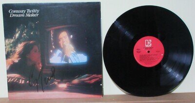 Conway Twitty ( signed ) – Dream Maker - US 1982 -Elektra – 60182 - Vinyl Lp