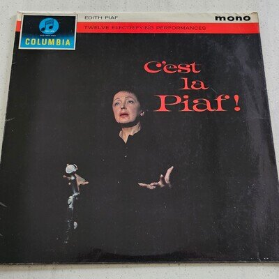 Edith Piaf (e) C'est la Piaf! Twelve Electrifying Performances - Ex Con 1964 LP