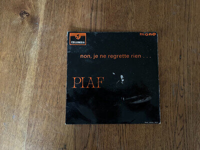 Edith Piaf - Non, Je Ne Regrette Rien (1961) 7" EP VG+