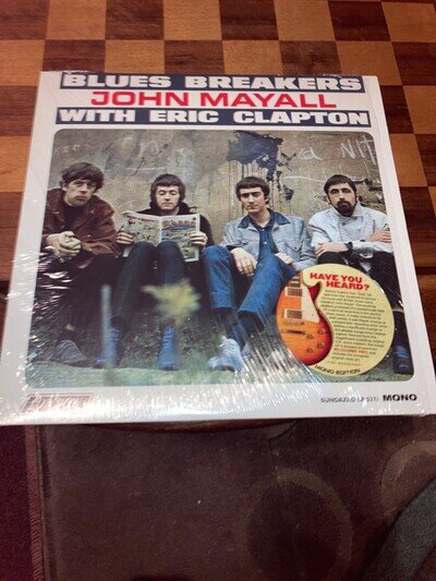 JOHN MAYALL ERIC CLAPTON - BLUES BREAKERS - US BLUE VINYL LP 2011 MONO