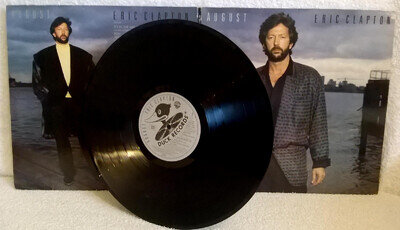 ERIC CLAPTON August Vinyl VG+/VG+ 1986 Stereo LP Album Cream Dominoes 925 476- 1