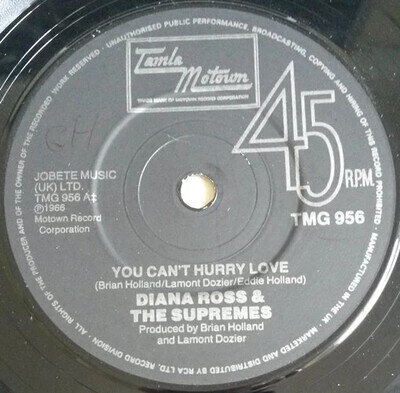 Diana Ross & The Supremes* - You Can't Hurry Love / The Happening