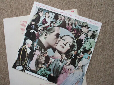 Nelson Eddy & Jeanette Macdonald. Legendary performers LP + souvenir booklet.