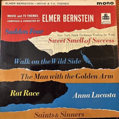 Elmer Bernstein: Movie and TV Themes by Elmer Bernstein [VINYL] MGM RARE!