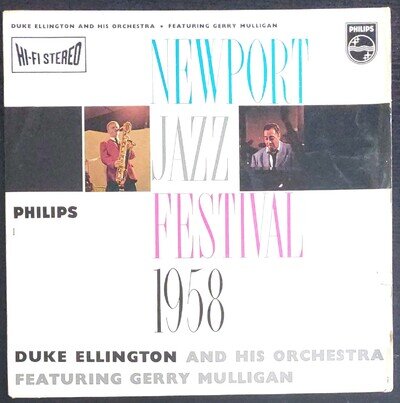 Duke Ellington & Orch. "Newport Jazz Festival 1958" NL 1958 Philips Label 12"LP