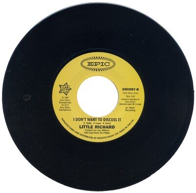 LITTLE RICHARD "I DON'T WANT TO DISCUSS IT c/w GET DOWN WITH IT" NORTHERN SOUL