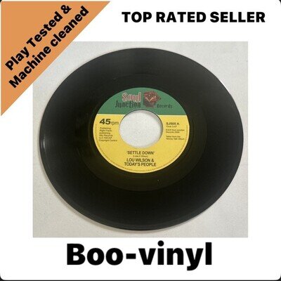 lou wilson ~ settle down....uk soul junction 45 northern soul VG+ / M