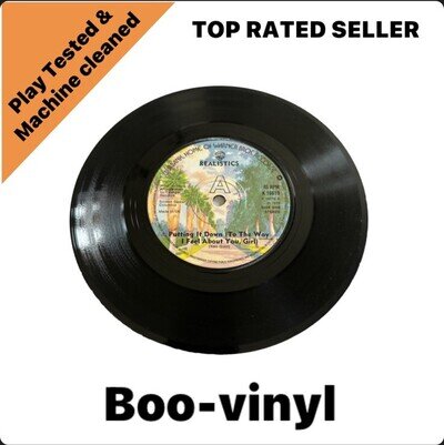Realistics Putting It Down (To The Way I Feel About You, Girl) 7" Northern Soul