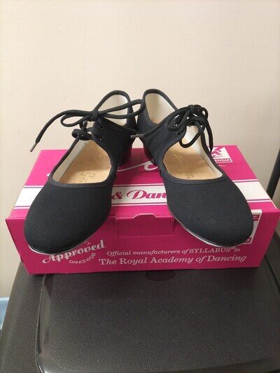 Katz Canvas Black Tap Shoes - various sizes