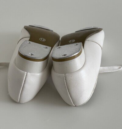 RV Girl White Tap Dancing Shoes UK Size 13 EU Size 32 ***USED***