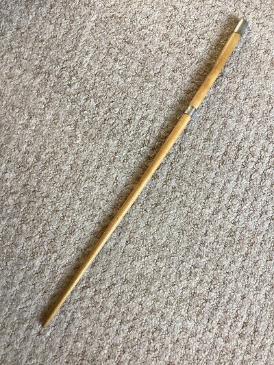 Antique Conductor’s Presentation Baton with Silver End & Band - Date 22 May 1896