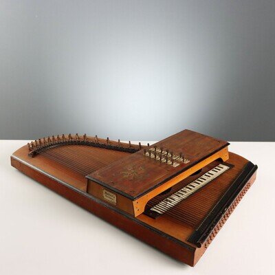 Autoharp Muller's Erato Harfe Early XX Century Original
