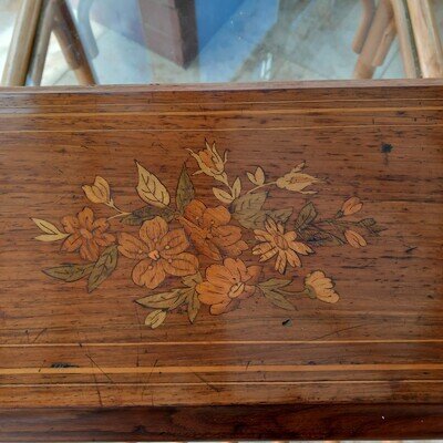 antique cylinder musical box