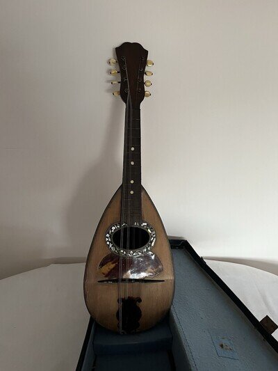 Antique Mandoline By Giouanni Campo & Figui Made In Naples Italy