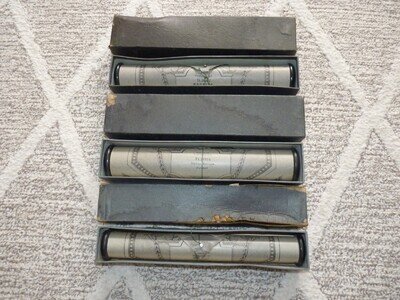 Pianola Roll Reel, Player Piano. Full Scale, Thermodist. Bundle of 3. Vintage