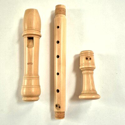 Moeck Rottenburgh alto recorder, 239, double holes, recorder, Baroque with case