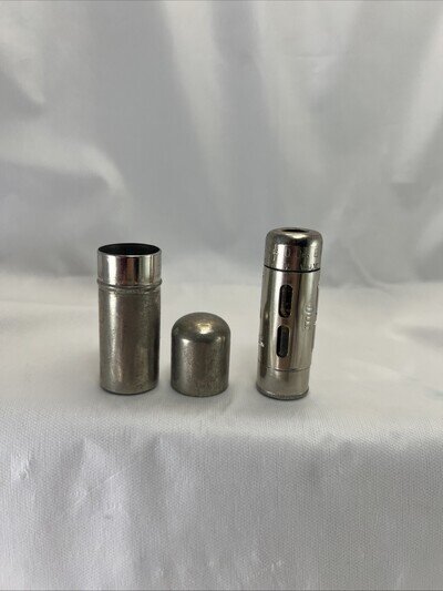 Antique German Pitch Pipe Single Tuner Harmonica Chromatic Case - Rare