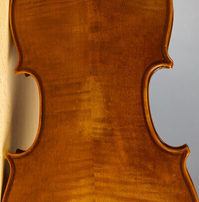 old small violin Geige viola cello Bratsche fiddle label GIUSEPPE LUCCI Nr. 452
