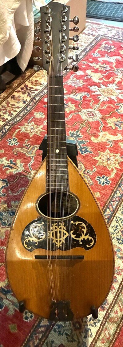 Mandriola-12 string mandolin Up To Date Music Co, vg refurbished