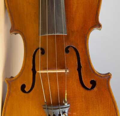 old 4/4 violin Geige viola cello Bratsche fiddle lab Ferdinando Landolfi Nr. 396