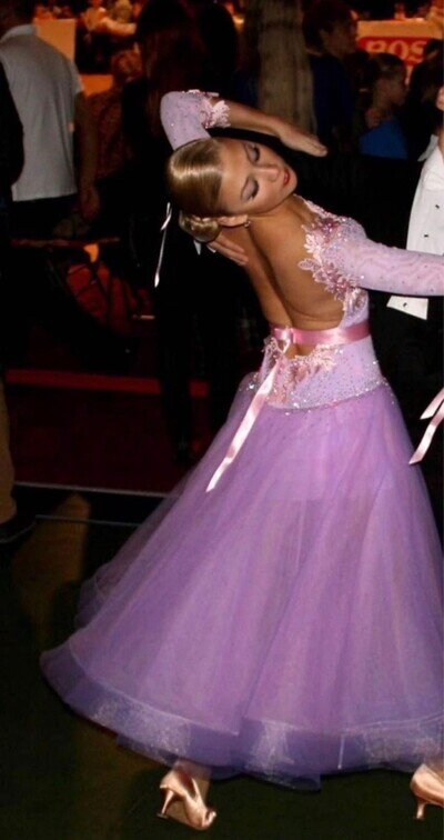 Purple Ballroom Dress